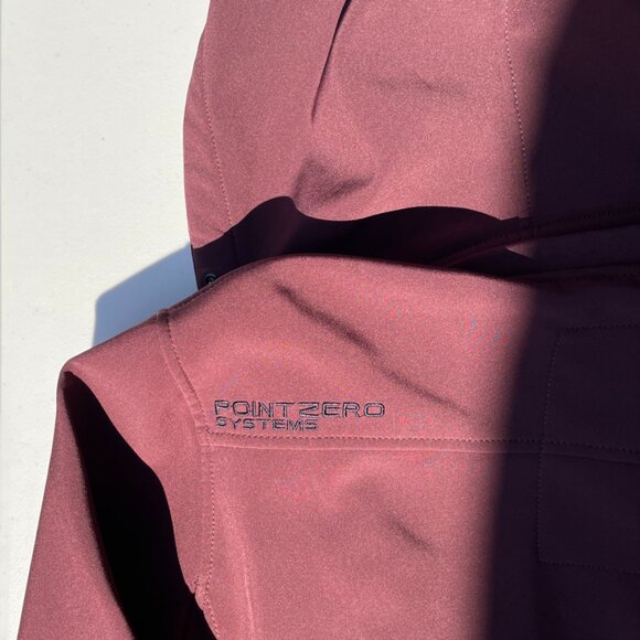 Point Zero mid-season hooded jacket for men. Plum color. Size L. - Picture 5 of 12